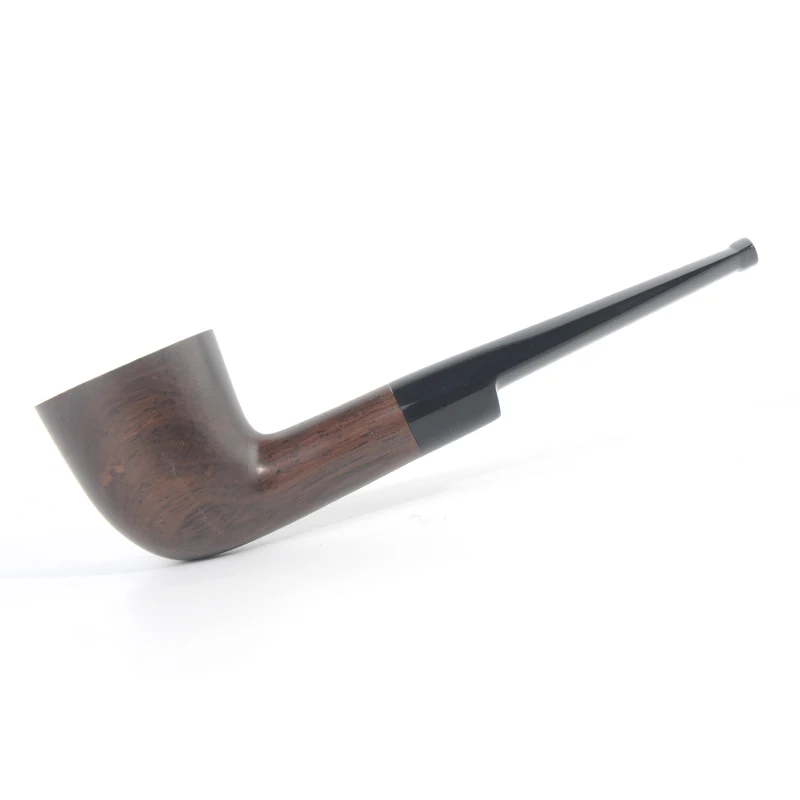 Tobacco Smoking Ebony Wood Smooth Finished 9mm Filter Olive Series Pipe Shape #ALW Special Offer Free Shipping