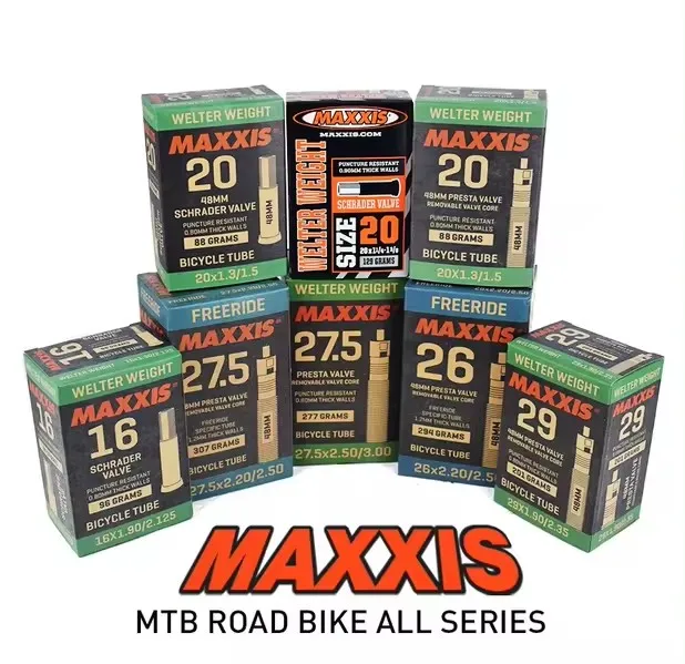 Ультралёгкий MAXXIS 16/20/26/27/29 дюймов 700*23/25/32/35/45 AV FV ударопрочный MTB дорожные велосипедные камеры