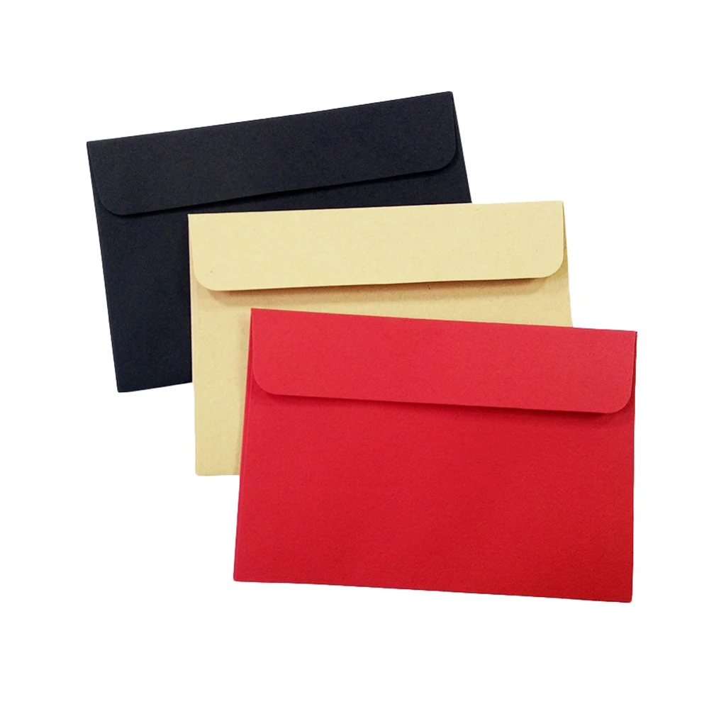 KM Cardboard Eco-Friendly Printing Packaging Business Thank You Card Paper Small Card Gift Letter Mailing Custom Paper Envelopes