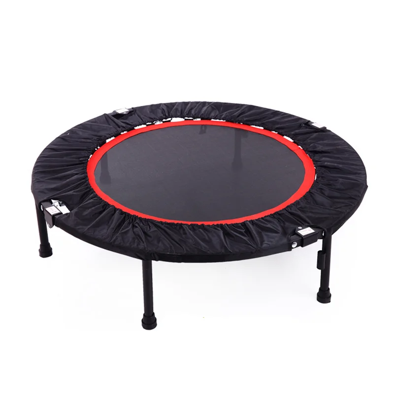 40 Inch Folding Mini Rebounder Trampoline Foldable Small Indoor Garden Fitness Trampoline with 220lbs Weight Limit Safety Pad 6