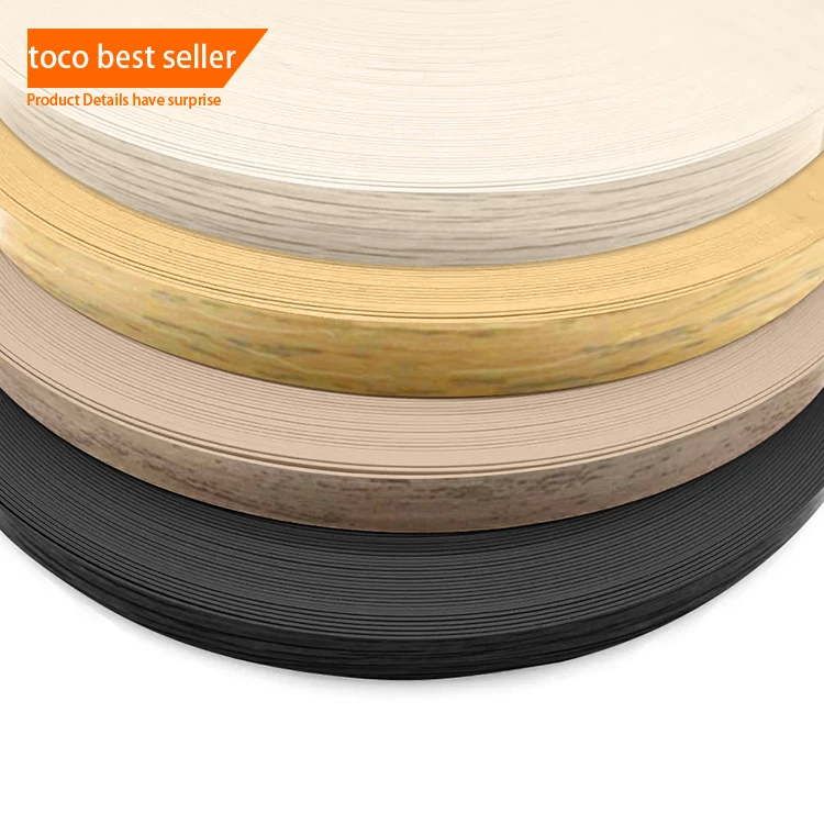 Furniture Abs Edging Tape Plastic Kitchen Cabinet Pvc Acrylic Edge Banding Tape  For Mdf Metal Edge Banding