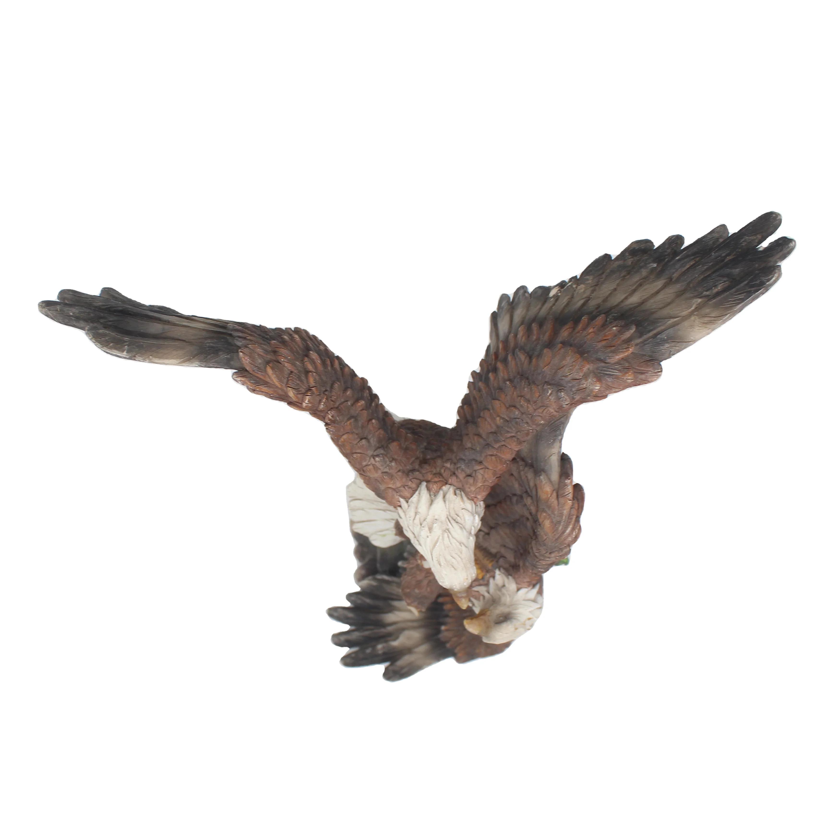 Custom Resin Ebros Wings of Glory Bald Eagle Statue Wildlife Eagle Figurine with Base Animal Bird Glory American Emblem Freedom