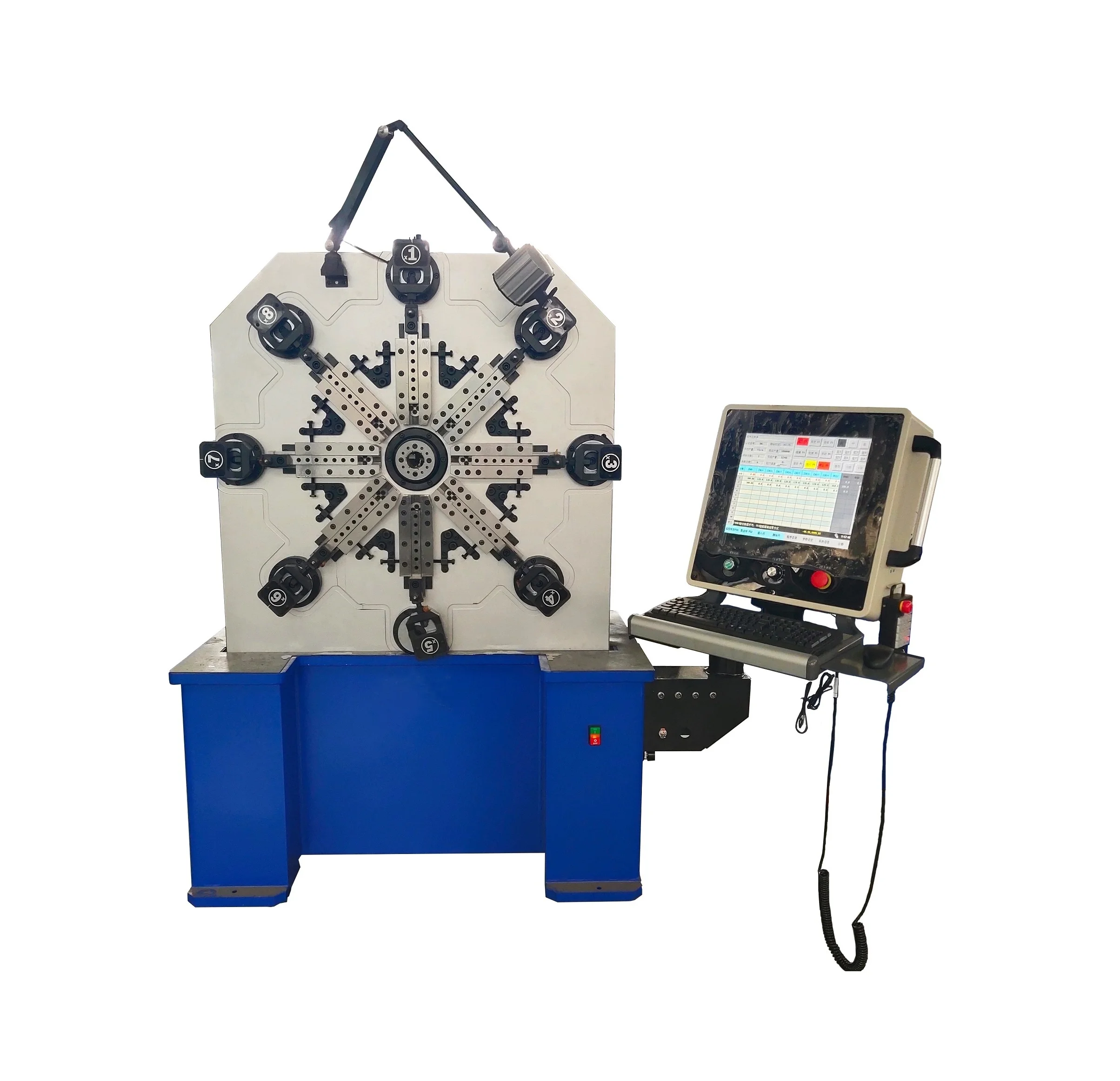 Cnc Automatic Metal Hanger Hook Loop Buckle Binder Clip Spring Making Machine