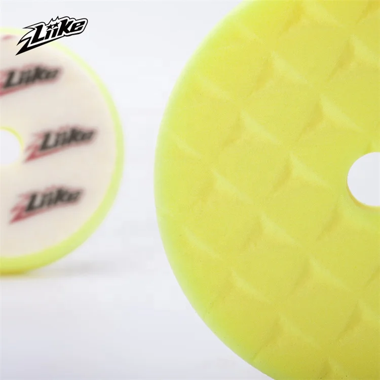 6 Inch Low Gravity Center Drop Shaped Car Care Polishing Germany Shonge Buffing Waxing Foam Pads Tool Cutting Finishing Pad