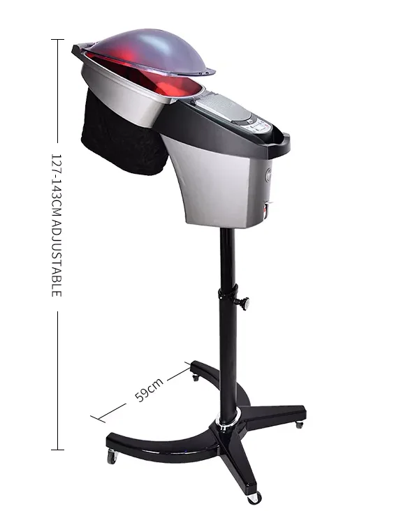 In Stock Steamer For Woman Saloon Hair Spa Nano Care Face And Luxury Mobile With Led Light Treatments With CE Certificate