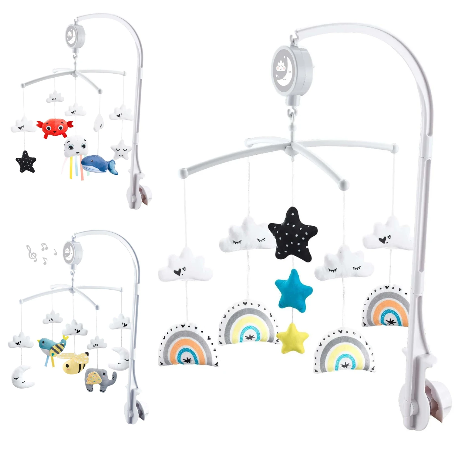 Мобильная детская кроватка