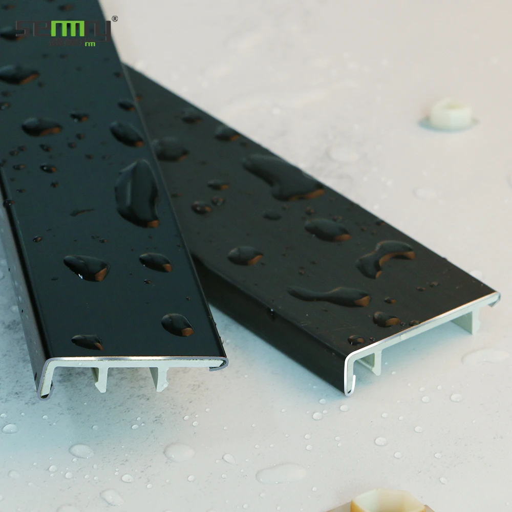 Stainless Steel Skirting Profiles High Quality Baseboard anodizing corner tile trim