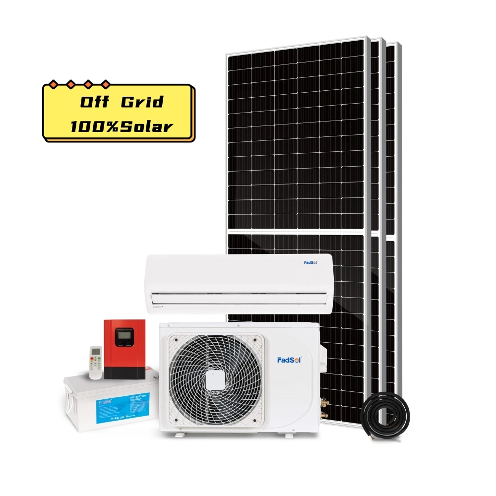 Solar Airr Conditioner Split System 18000BTU DC 48V Hybrid Solar AC Air Conditioner System
