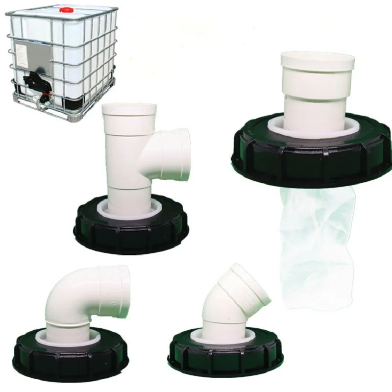 Factory Price IBC Tube Ton Fittings Bucket Cover With Filter Reducing Tee Support Customized Color And Size