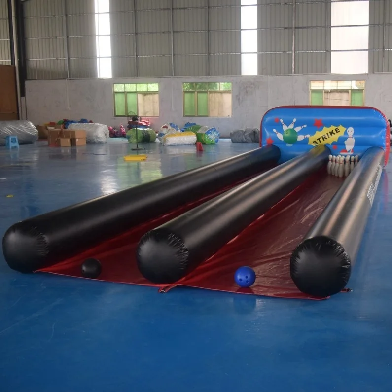 2024 Hot sale Competitive Games inflatable bowling lanes price for sport game