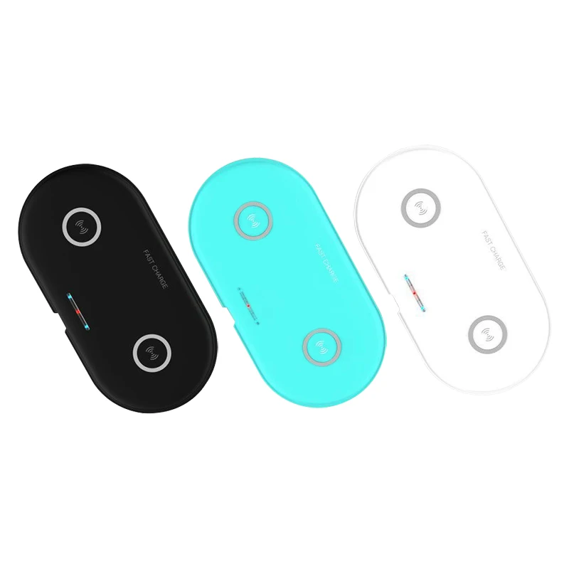 
2021 New 2 in 1 10w Qi Wireless Charger For for Apple Watch Series for Airpods Pro iPhone 