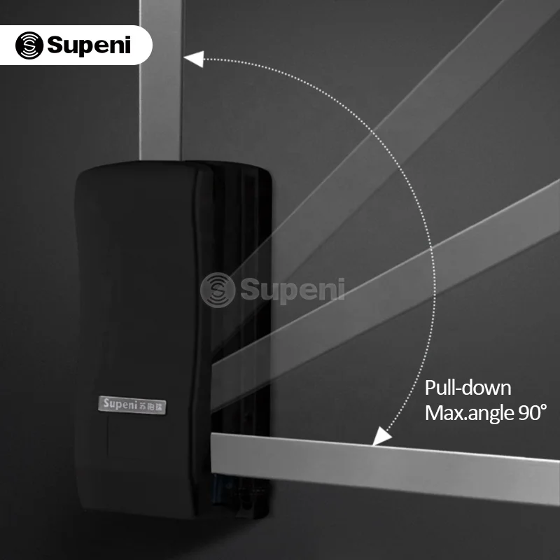 Вешалка для сушки одежды Supeni, вешалка с крючками, подъемный стержень для гардероба