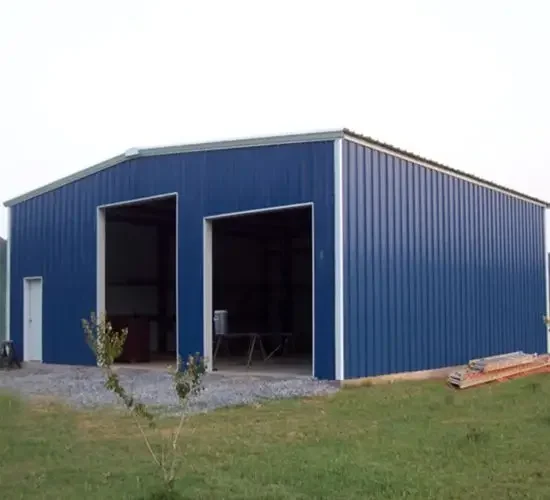Prefab Steel Structure Hangar Metal Garage Shed Building Prefabricated Building Warehouse