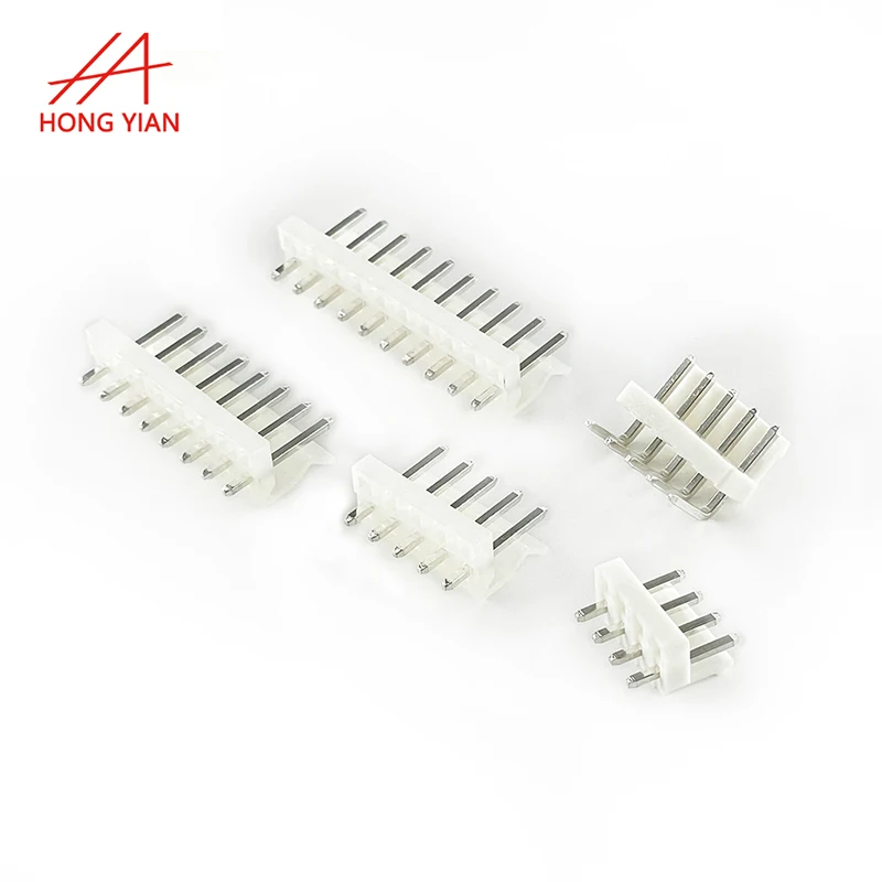 Pitch 3.96 4.2 mm Single Row Straight Angle 2 4 6 8Pin Socket 180 Degree Wire To Board  Male  Wafer Housing Connectors