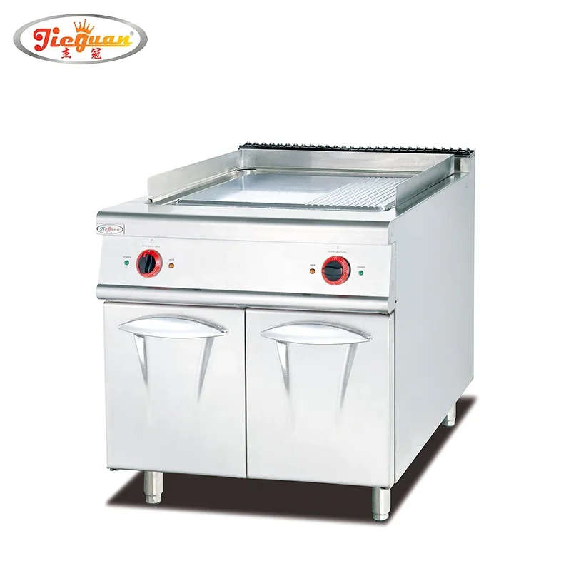 Высококачественный коммерческий Электрический гриль с плоским верхом чугунная решетка