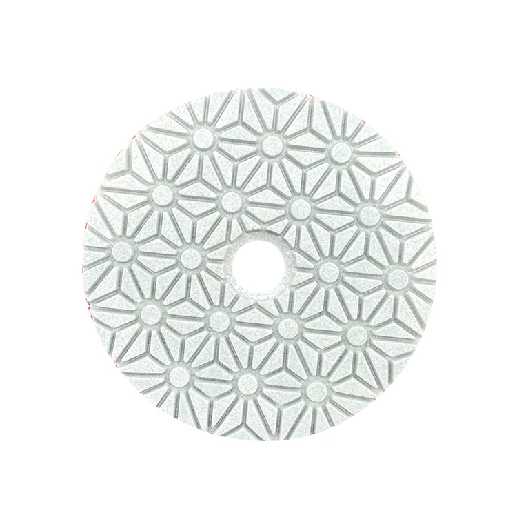 Diamond Polishing Pad 4 Inch 3 Steps Wet Use Polishing Pad Diamond Polishing Pad for Marble Granite Tile Concrete Floor