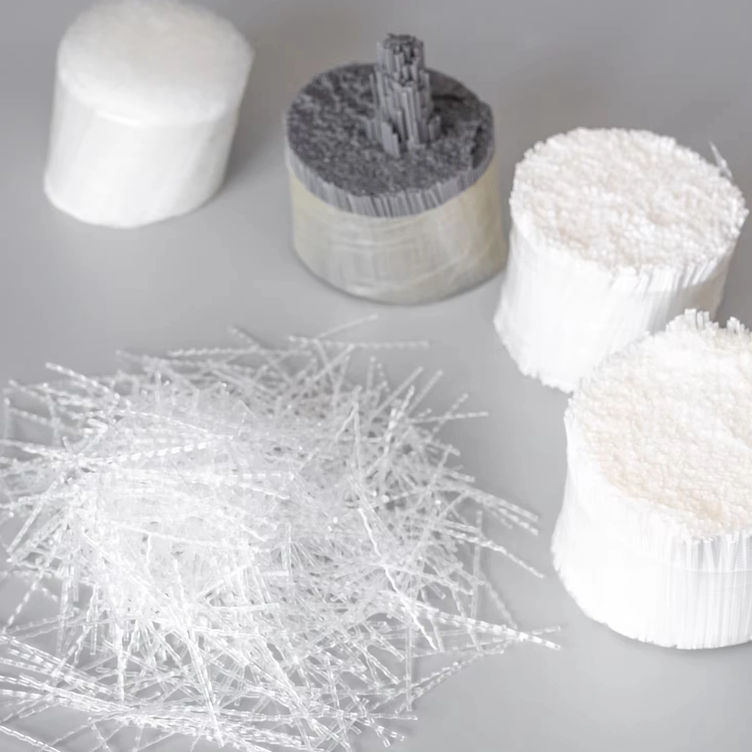 PP straight fiber concrete shotcrete project reinforcement additive