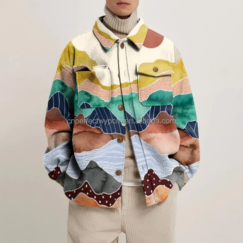 Factory Direct Sale Wholesale jacket men luxury jacket Custom Logo Design Vintage Mens Jacket