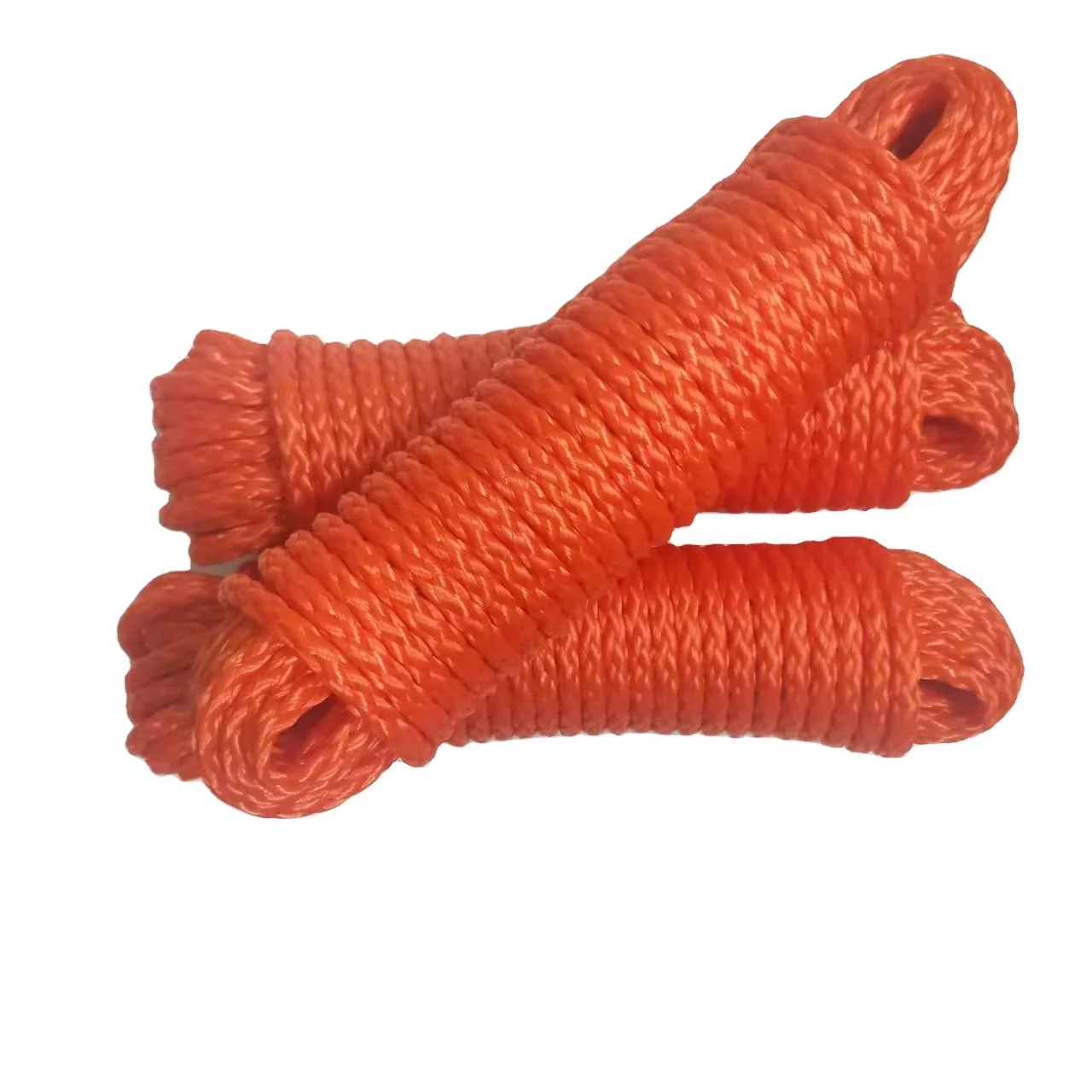 Manufacturer 16 strand 8 Stand  4mm size Hollow Braided Rope Polypropylene/PP PE Rope Flat Pull Line Rope