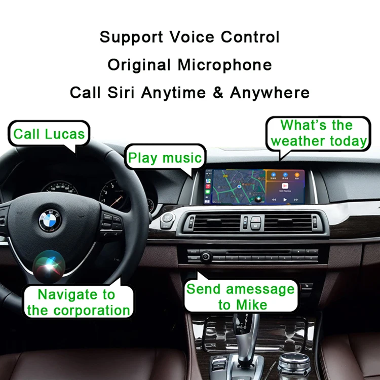 Wireless CarPlay Android Auto Multimedia Video Box Car Gadgets For BMW NBT Android 11 Wireless 5 Series