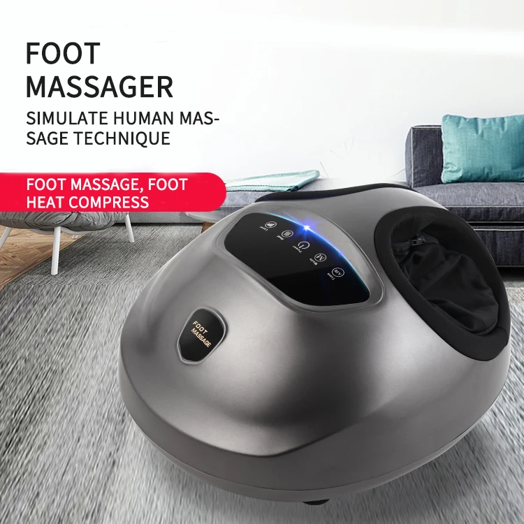 3D electric airbags roller vibrating foot massage machine , shiatsu kneading with air pressure and heating foot massage