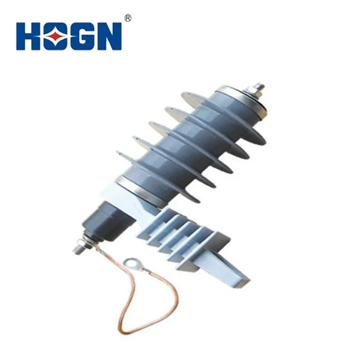 HOGN YH5W Polymeric Housed Metal-oxide Surge Arrester Without Gaps Nominal Discharge Current Surge Arrester Lightning 3KV