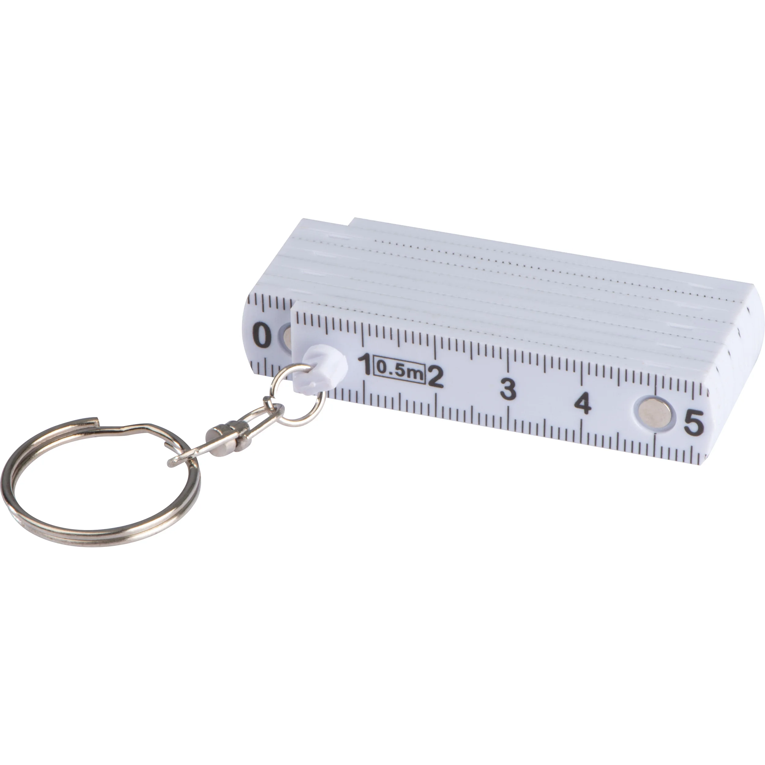 Promotional Gift Logo Customization Wholesale Keyring With Folding Ruler