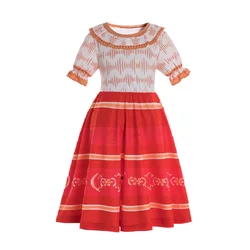 Encanto Madrigal Cosplay Costume Girl Dress Princess Dress Glasses Earrings Mirabel Costume Dolores Encanto Isabela dresses