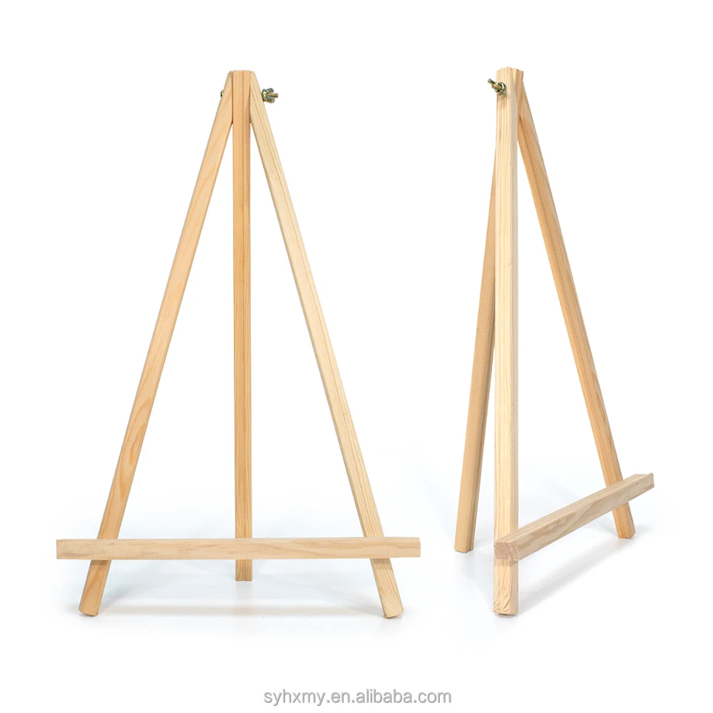 Art Supplies 24*40CM Desktop Wooden Mini Easel Handicraft Art Photo Display Stand for Child Art easels
