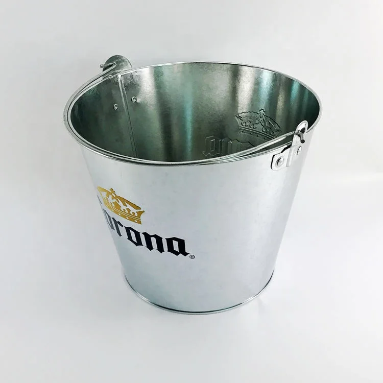  Модный дизайн 5л оцинкованное Корона винное ведро для пива