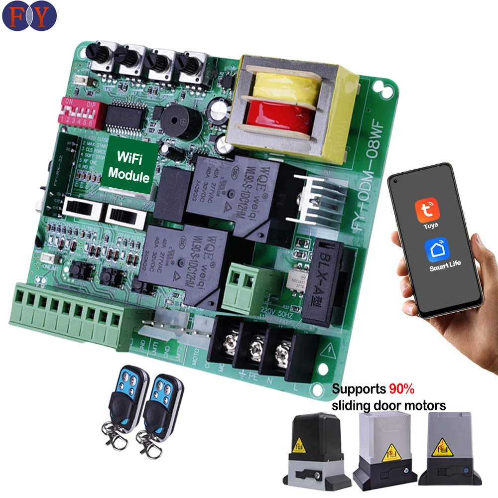 tuya smart WiFi control sliding door motor control board gate motor Door opener motor spare special control board