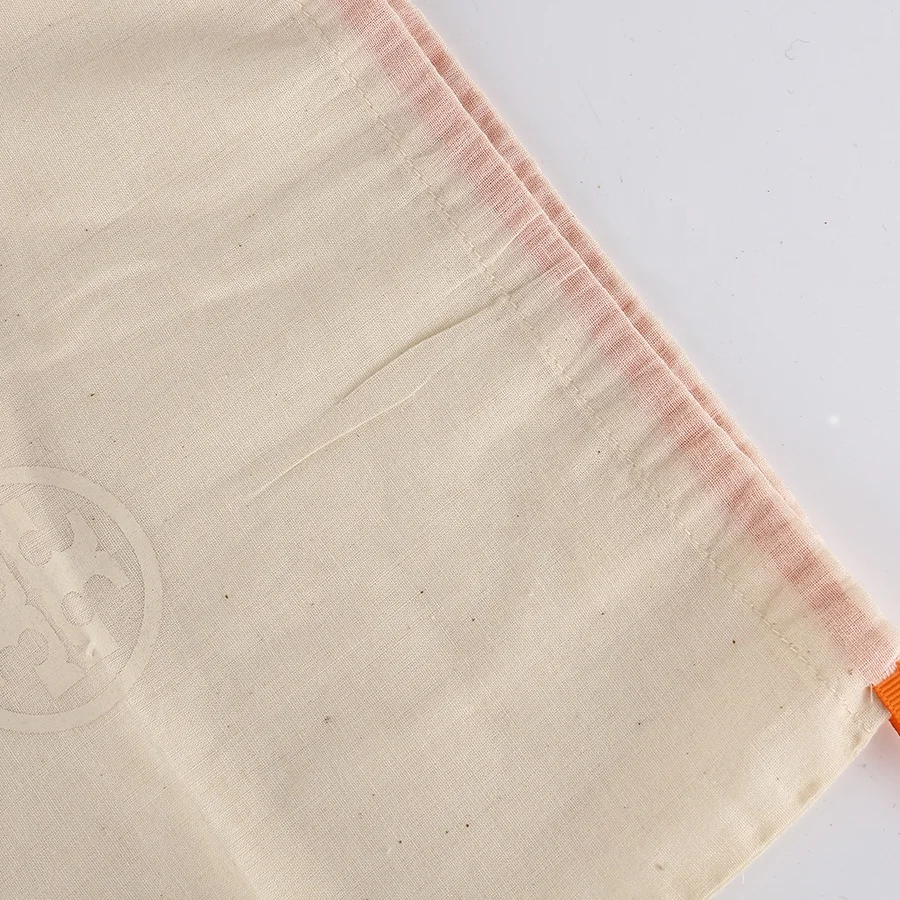 Custom logo printed thin cotton packaging bag cotton dust bag for handbag