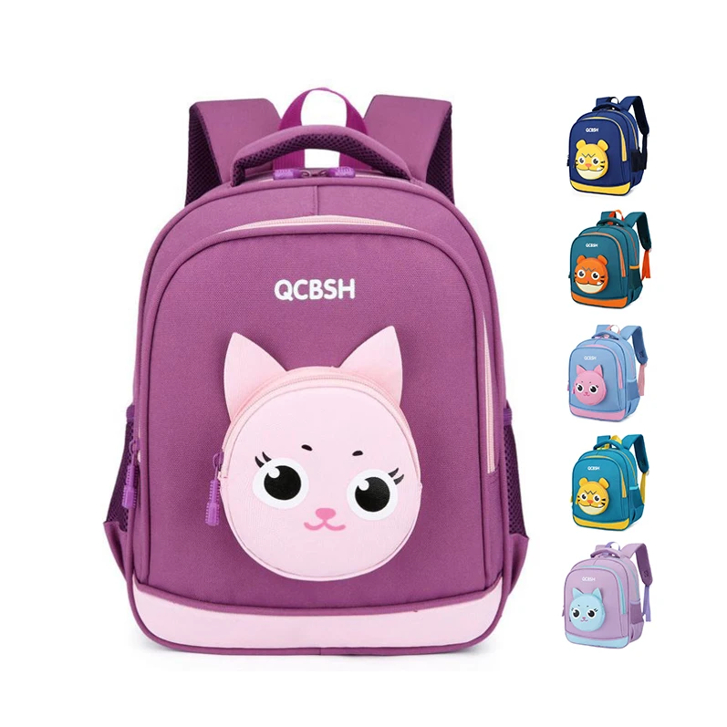 New arrival Kindergarten schoolbag with cute character toddler schoolbag light weight children bag