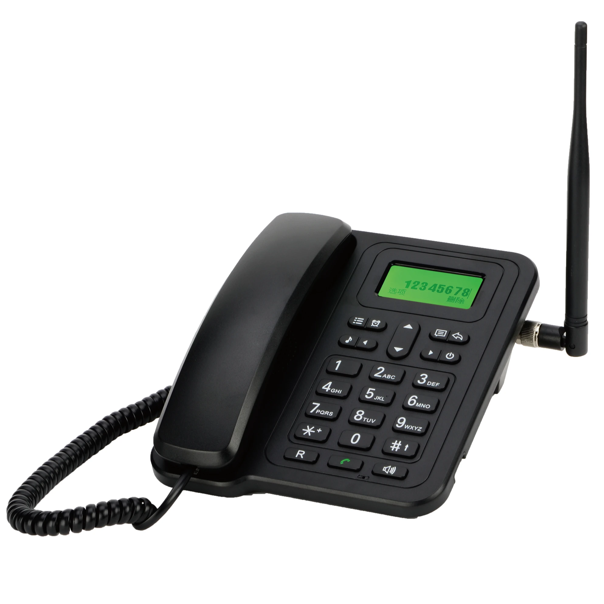 FWP-LS932 2G GSM WCDMA fixed wireless phone with dual SIM card and recording desktop