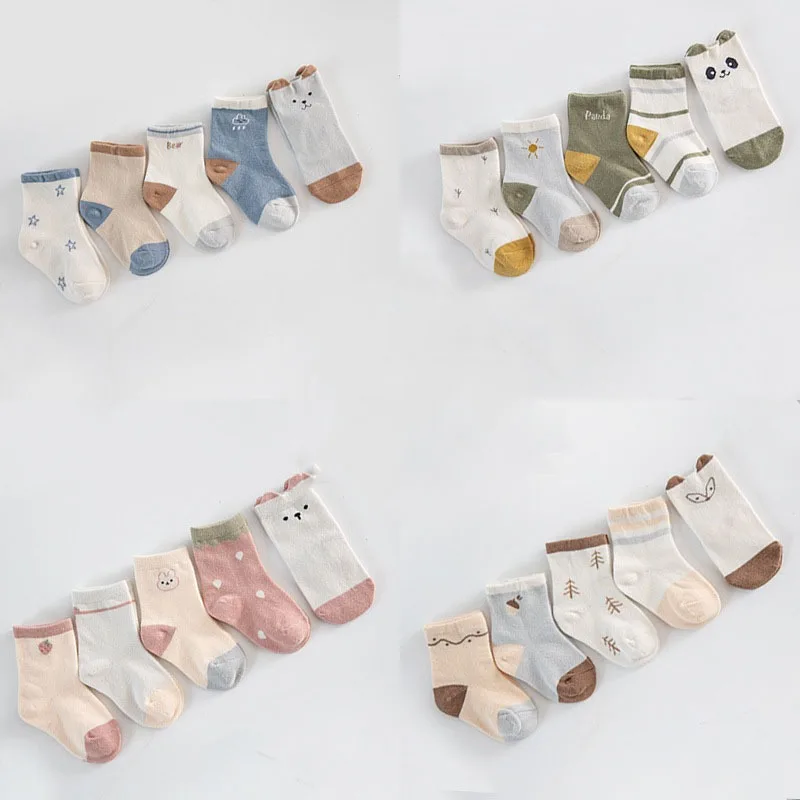 Бесплатные образцы товаров детские носки с забавными мультяшными рисунками 3d Детские Белые милые носочки для малышей хлопковые малышей; Комплект От 0 до 5 лет