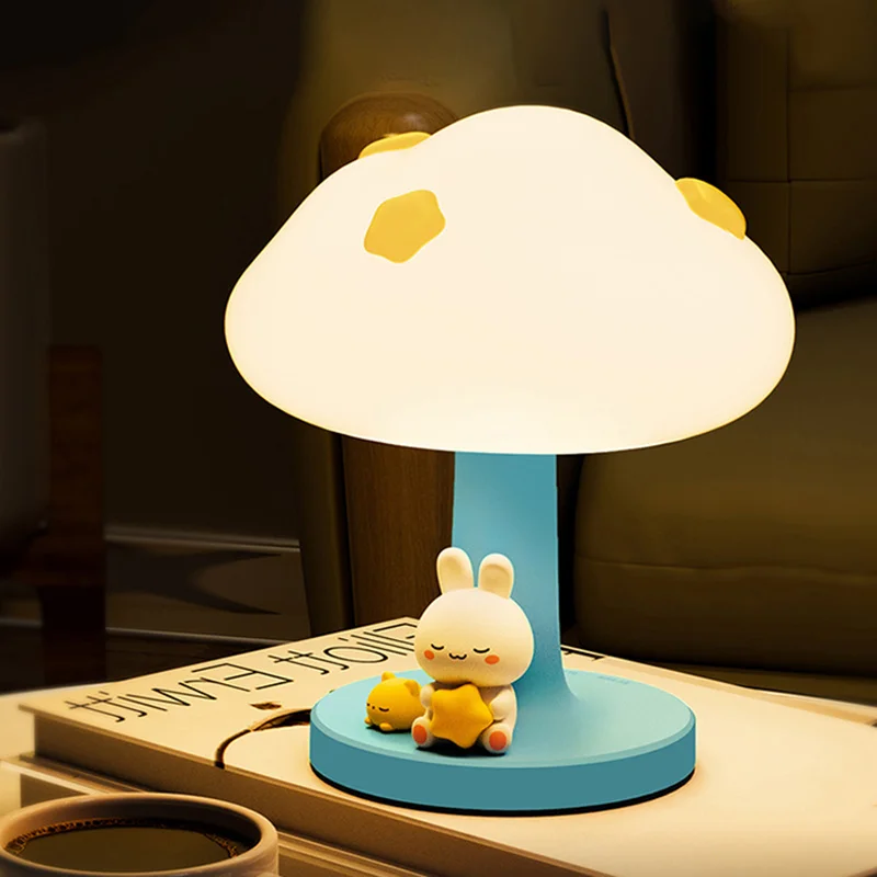 rechargeable lpumpkin night light  led light for night market stall  Rabbit Panda with sensor