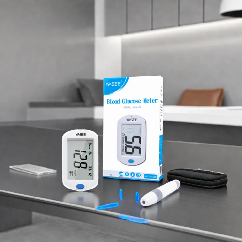 Yasee Brand Automatic Digital Blood Glucose Monitor with Diabetic Test Strips Best Seller for Diabetic Supplies