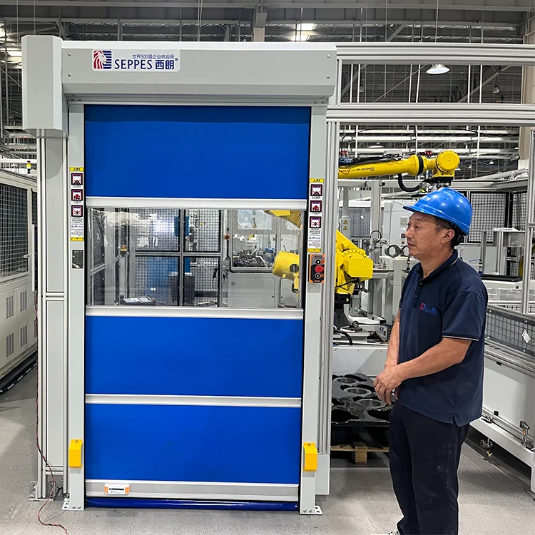 Industrial PVC Roller Shutter Speed Doors High Performance Fast Door Automatic High Speed Door with Servo System