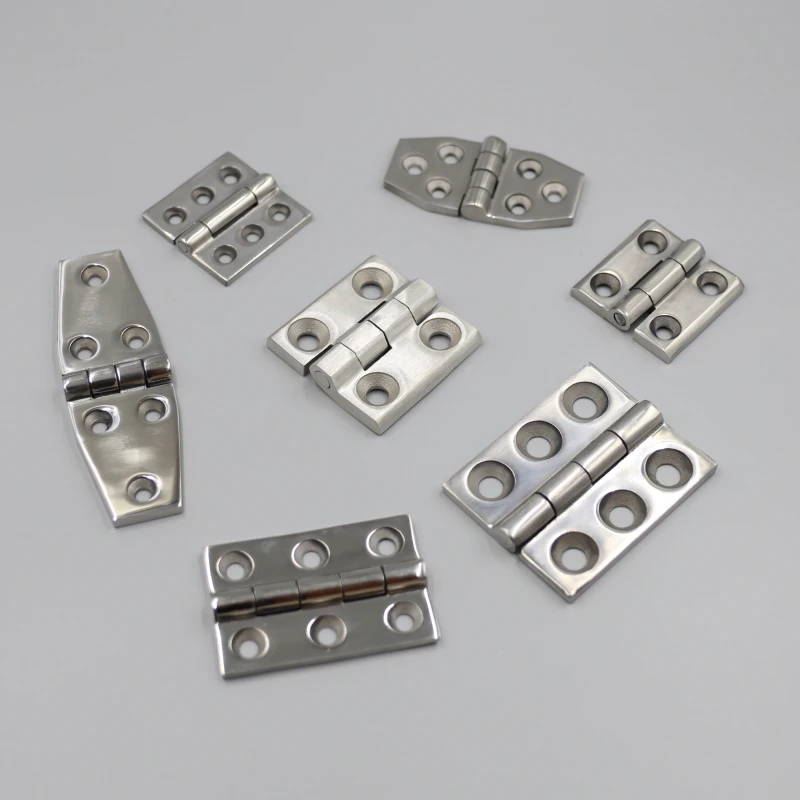 A variety of stainless steel hinges industrial cabinet door and window hinges