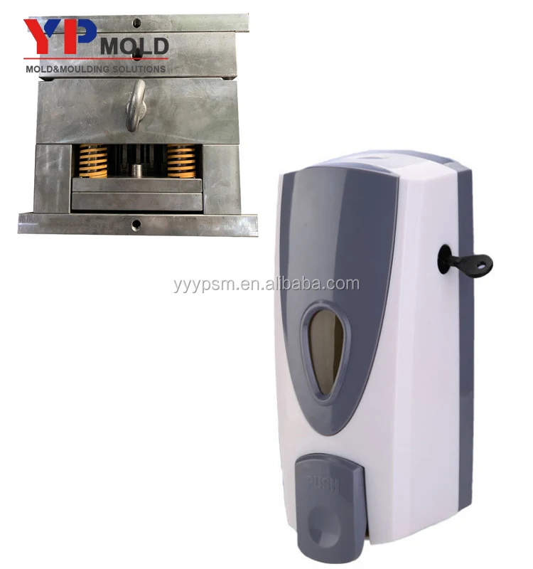 China Plastic Mould Design Mould Manufacturer Plastic Injection Commodity Automatic Soap Dispenser Mold