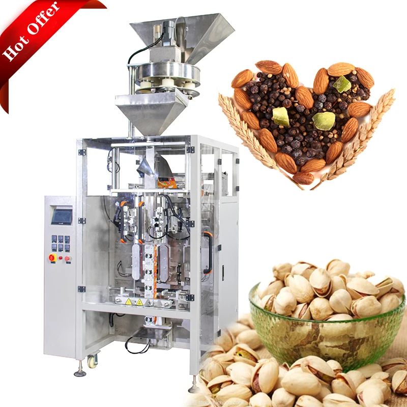 Spot wholesale nuts chocolate candy tablet printing ziplock packaging machine