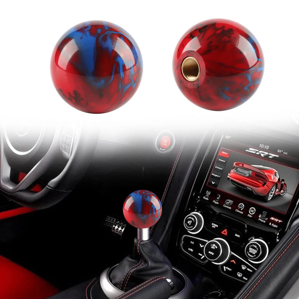 Car Planet Ball Gear Shift Knob Racing Stick Cool Acrylic Mar Shift Knob for universal Car shifter knob