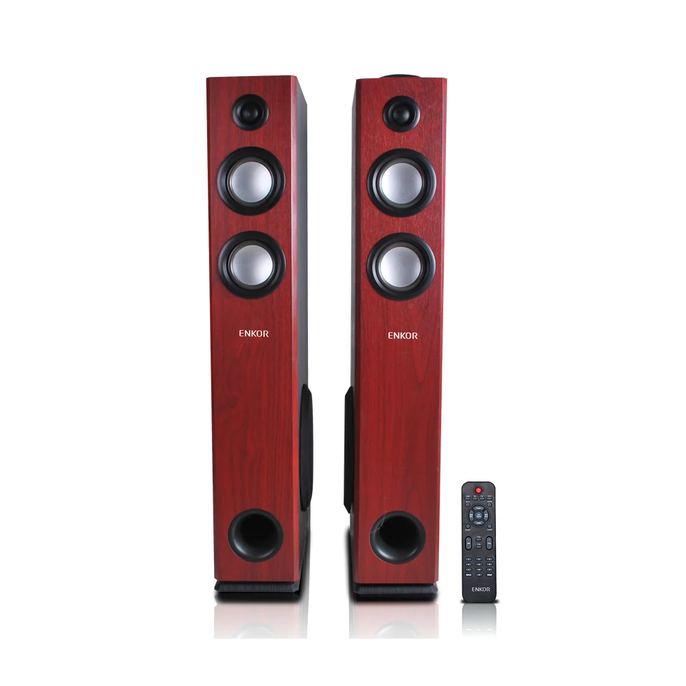 output power 100Wx2 LED/BT/USB/SD/FM and Optical in/Coaxial in/ARC for standing speakers