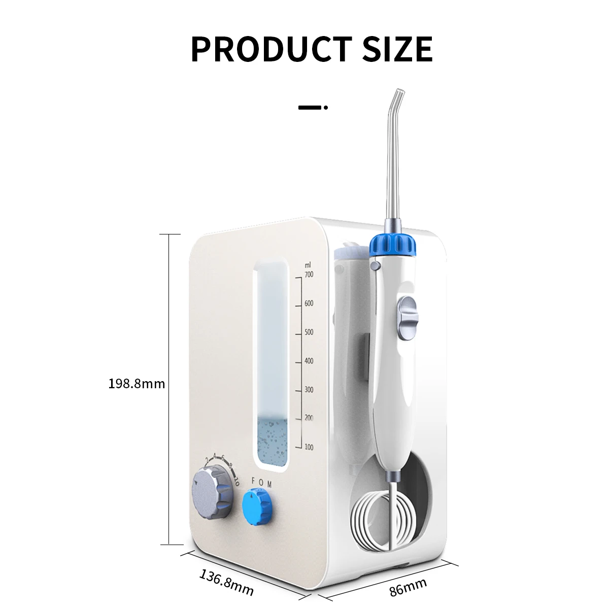 700ml Home Use Water Pik Dental Water Jet Teeth Flossers Custom Electric Counter Top Water Dental Flosser