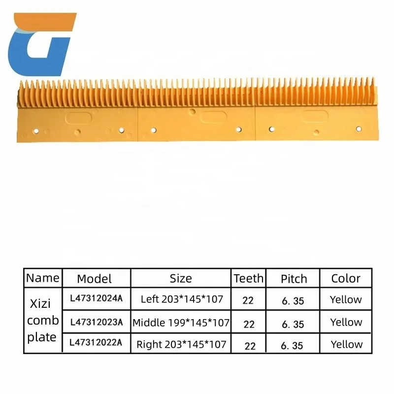Расческа Xizi Otis L47312024A L47312023A L47312022A аксессуары для лифта с 22 зубьями