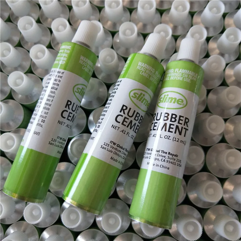Strong Rubber Cements Soft Tube Pack Green Printed Global Tire Repair Adhesives Aluminum Collapsible Tubes from China