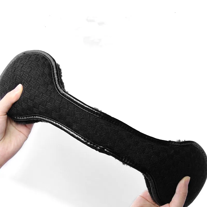 Прямая Заводская поставка, зимние мягкие теплые наушники, черные плюшевые теплые наушники