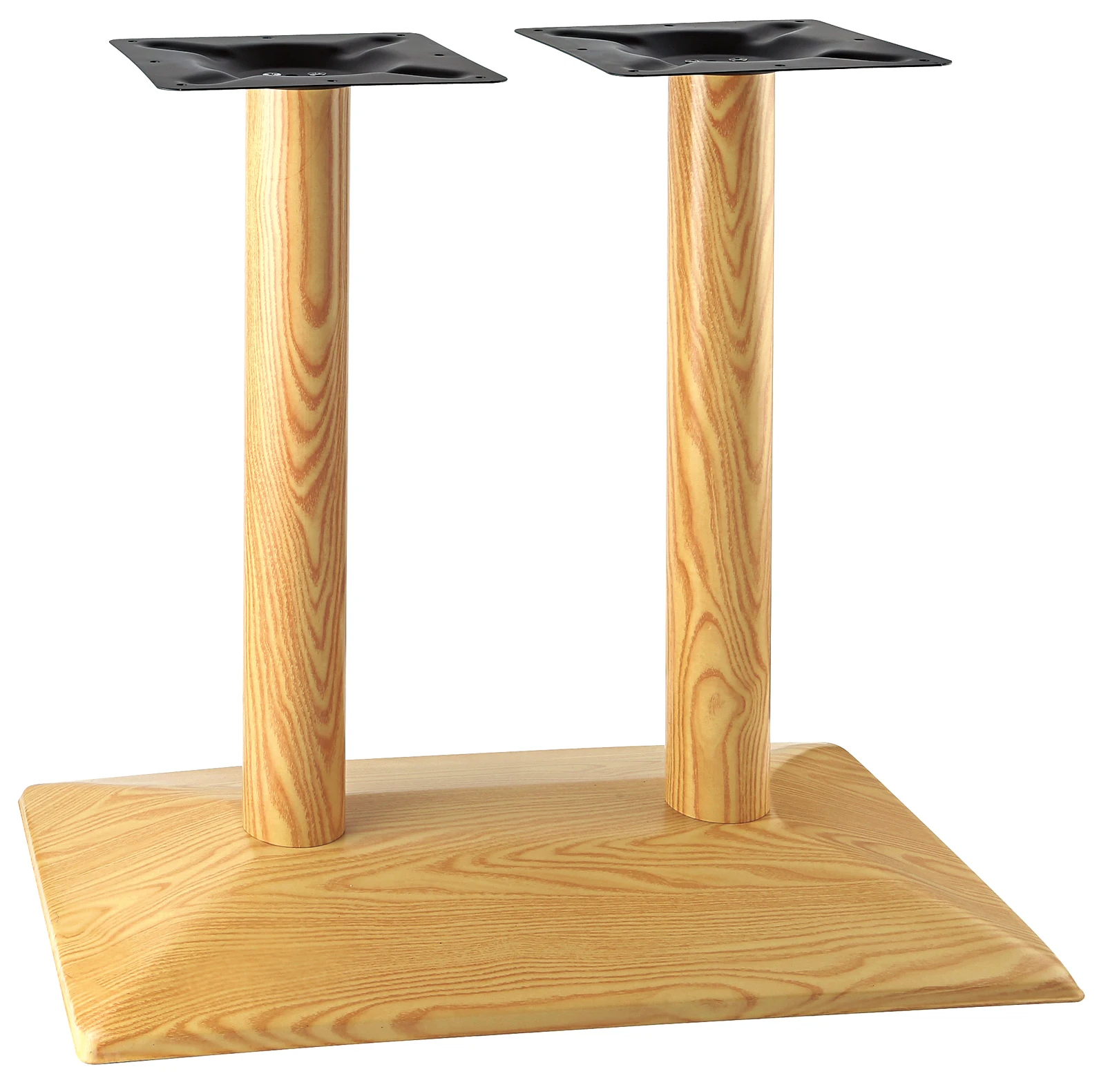 wholesale gold metal marble pillar legs round glass top de table base for dining table