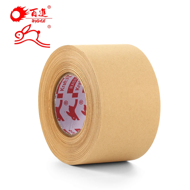 Oem Custom your logo Eco- Friendly Writable Kraft Paper Gummed Tape