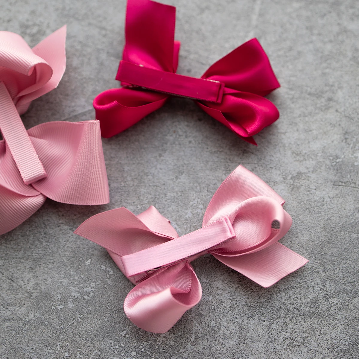 Kids Hair Accessories Set Toddler Bow Alligator Hair Clips AND Plastic Headband Set Wholesale Wine Red Hair Barrettes for Kids